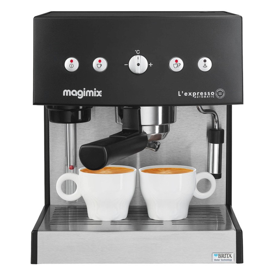 onbetaald som Kan worden genegeerd Espresso automatic Magimix 11412 Design black and stainless steel