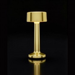 Luminaire de Table Imagilights Led Sans Fil Collection Moments Bronze Cylindre
