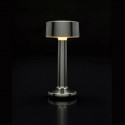 Luz de mesa Imagilights Led Wireless Collection Moments Lava Cinza Cilindro