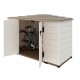 Habrita Solid Wood Garden Shelter 5,76 m2 con suelo y techo en placas corrugadas