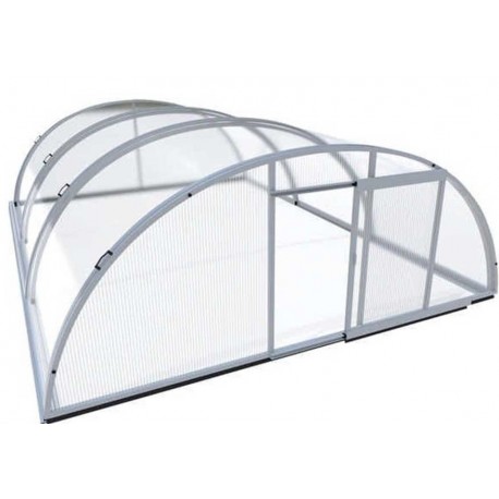 Pool shelter in Aluminum and Polycarbonate 394 x 854 x 140