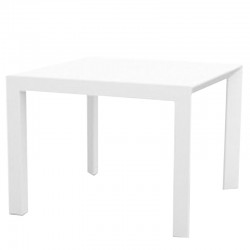 Marco de mesa cuadrada aluminio Vondom 100x100xH74 blanco