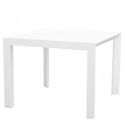 Marco de mesa cuadrada aluminio Vondom 100x100xH74 blanco