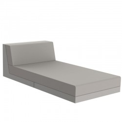 Móveis de jardim Vondon lounge Pixel módulo sofá Vondom tecido Silvertex ecru