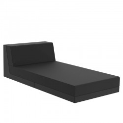 Garden furniture Vondon lounge Pixel module sofa Vondom fabric Silvertex black