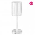 2 Gatsby Lampen Cilindro Schnurloses Kristall Vondom Led