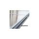 Carport Toit Plat 14.70m2 en aluminium et polycarbonate Habrita