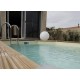 Piscine Bois Ubbink Azura 400x750 H130 Liner Beige