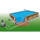 Pool Wood Ubbink Linea 500x800 H140 Liner Azul