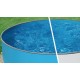 Swimming pool Azuro Round Graphite-white 360x120