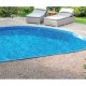 Piscina ovale Ibiza Azuro 11x5 H150 fodera blu