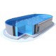 Piscine Ovale Ibiza Azuro 12mx6m H150cm Enterrée