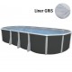 Piscina elevada TOI Ibiza Oval 915x457x132 con kit completo Antracita