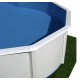 Piscina elevada TOI Ibiza Oval 915x457x132 con kit completo Antracita