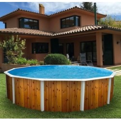 Piscina elevada TOI Veta ovalada 550x366xH120 con kit completo