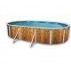 Above ground pool TOI Veta oval 640x366xH120 with complete kit