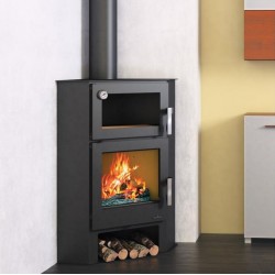 Bronpi Lerma 9kW stufa a legna angolare con forno