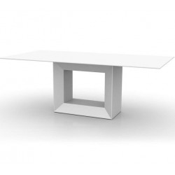 Dining table Vela 200 Vondom 200x100xH72 White