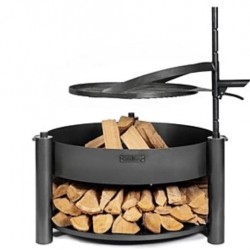 Viking King Kohlenbecken und Stativ 80cm mit Edelstahlgrill