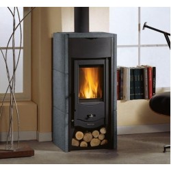 Estufa de leña de piedra Nordica Extraflame Asia BII 4.0 7kW Vulcan