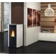 Poêle à granulés ventilé La Nordica Extraflame Ketty Evo 2.0 7kW Bordeaux