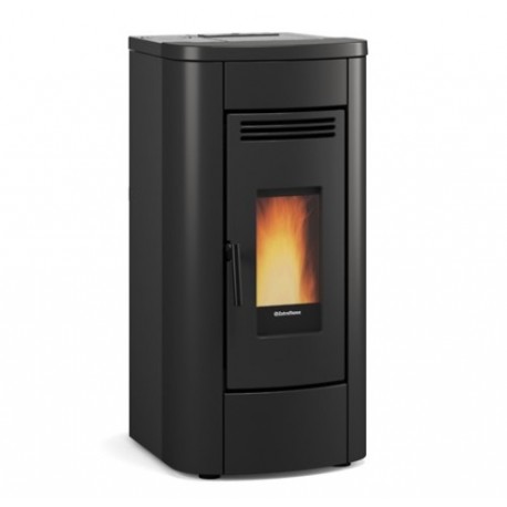 Stufa a pellet ventilata La Nordica Extraflame Klaudia 8kW Nero