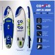 Stand Up Paddle Coasto Amerigo 10'4 DC Lengte 315 cm