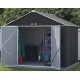 Metal Garden Shed Habrita 299x249x h249 Double sloped roof
