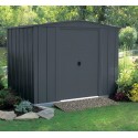 Metal Garden Shed Habrita 253x181xh190 Sliding Door