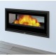 Inserto de madera Bronpi Cairo 90-D Double Face Vision 14kW con entrada de aire