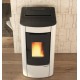 Fogão a pellets ventilado La Nordica Extraflame Sabry Prestige Line 7kW Ivory