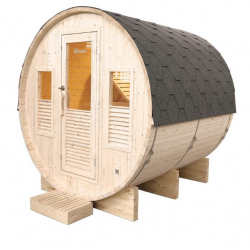 Holl's Omega Gaïa Sauna al aire libre de 6 plazas en Spruce