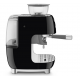Máquina de café expresso Smeg 50 com moedor cromo preto