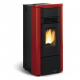 Extraflame Giusy Evo 2.0 7kW fogão a pellets ventilado Borgonha