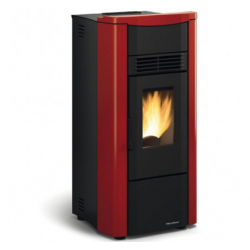 Poêle à granulés ventilé Extraflame Giusy Evo 2.0 7kW bordeaux