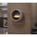 Infire InCyrcle Bioethanol Fireplace with Glass 2 kW White