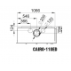 Insert à bois Bronpi Cairo 110-D 2 Vitres côté gauche Vision 15kW