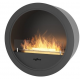 Infire Incyrcle Bioethanol Fireplace with Bracket 2 kW Black