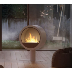 Chimenea de Bioetanol Incyrcle Infire con Soporte 2 kW Blanco