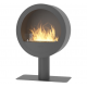 Chimenea de Bioetanol Incyrcle Infire con Soporte 2 kW Negro