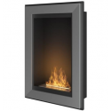 SIMPLEfire Frame 550 Chimenea de bioetanol de acero inoxidable con 1 panel de vidrio