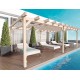 Freistehende Pergola aus Holz Marsella 600x400cm 24m2
