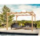 Freestanding wooden pergola Linares 400x300cm 12m2