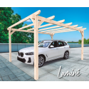 Houten carport voor auto's 5x3m Badajoz 15m2 Maderland