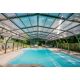 Cubierta de piscina de media altura Abrisol Tabarca Veranda Fija 864x550