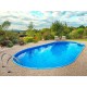 Azuro Ibiza Ovaler Pool 320x525 H150
