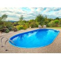 Azuro Ibiza Ovaler Pool 320x525H150