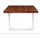 Sophie Premium mesa de jantar de madeira 1.6x0.96m cor de nogueira