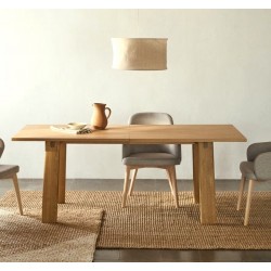 Extendable Rectangle Table 200 to 250x95 Lena VeryForma Natural Wood Extendable Rectangle Table 200 to 250x95 Lena VeryForma Natural Wood