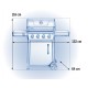 Napoleon Freestyle 425 gasbarbecue met 4 branders